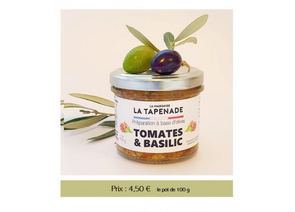 TAPENADE TOMATES BASILIC