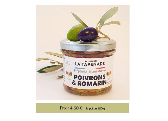 TAPENADE POIVRON ROMARIN